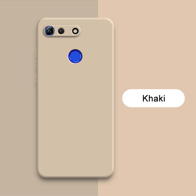 Квадратный жидкий силиконовый чехол для Honor View 10 20 V10 V20 Lite Мягкий противоударный чехол View10 View20 Мобильный телефон Funda