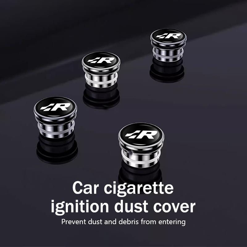 CUP1 Car Cigarette Lighter Cover Aluminum Dust Cover Accessories For Volkswagen VW GTI Tiguan Passat B5 B6 B7 CC Jetta MK5 MK6 Polo