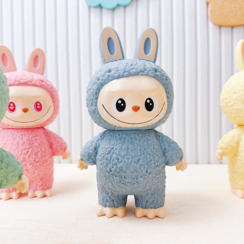 Labubu Cute Piggy Bank Figurine: Coin Storage Savings Jar for Children and Students