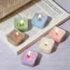 4pc Square Tealight Candle, Soy Wax Aromatherapy Candle, Long Lasting Air Freshener, For Home Décor, Wedding, Party, Holiday