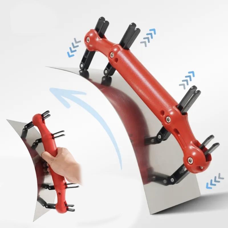 Многофункциональный малярный шпатель, инструмент для каменщика, шпатель для шпатлевки, с регулируемой изогнутой конструкцией для эффективной отделки стен