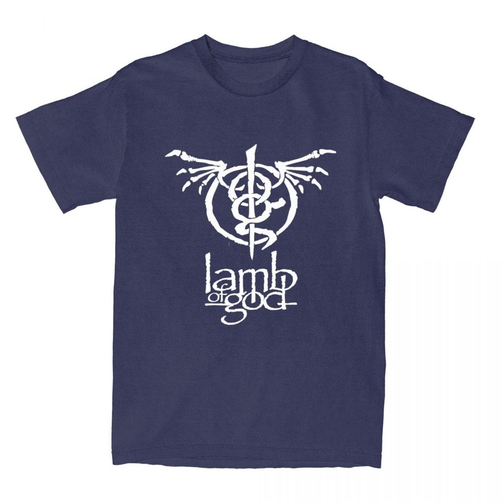 Lamb Of God T Shirt Unisexs Heavy Unisextal Band Classic 100 Cotton TShirts Summer O Neck Harajuku Tee Shirt Custom Big Size Tops