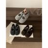 Shoes Women's Velvet Gray Mary Jane Fluffy Shoes Women's Winter Wear Korean Version of Woolen Cotton Shoes