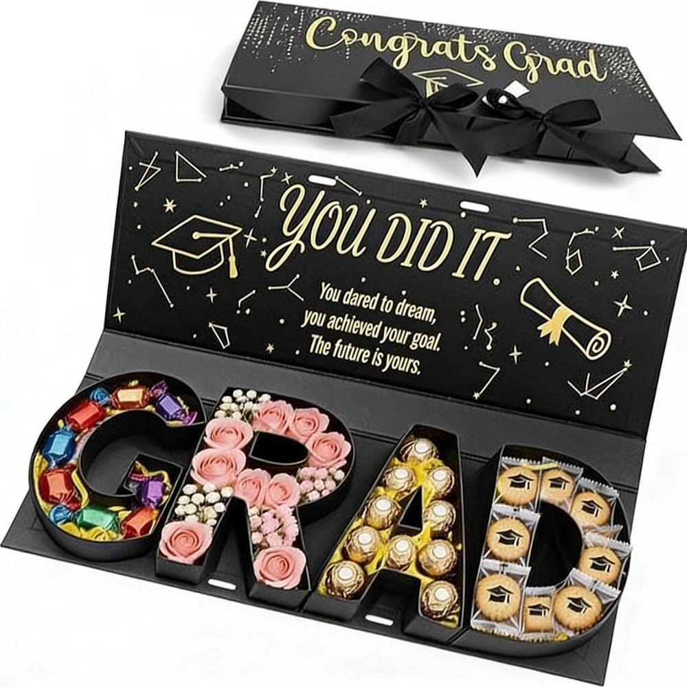 Paper Self-Fillable Keepsake Box Letter Shaped DIY Graduation Gift  Graduation Celebration