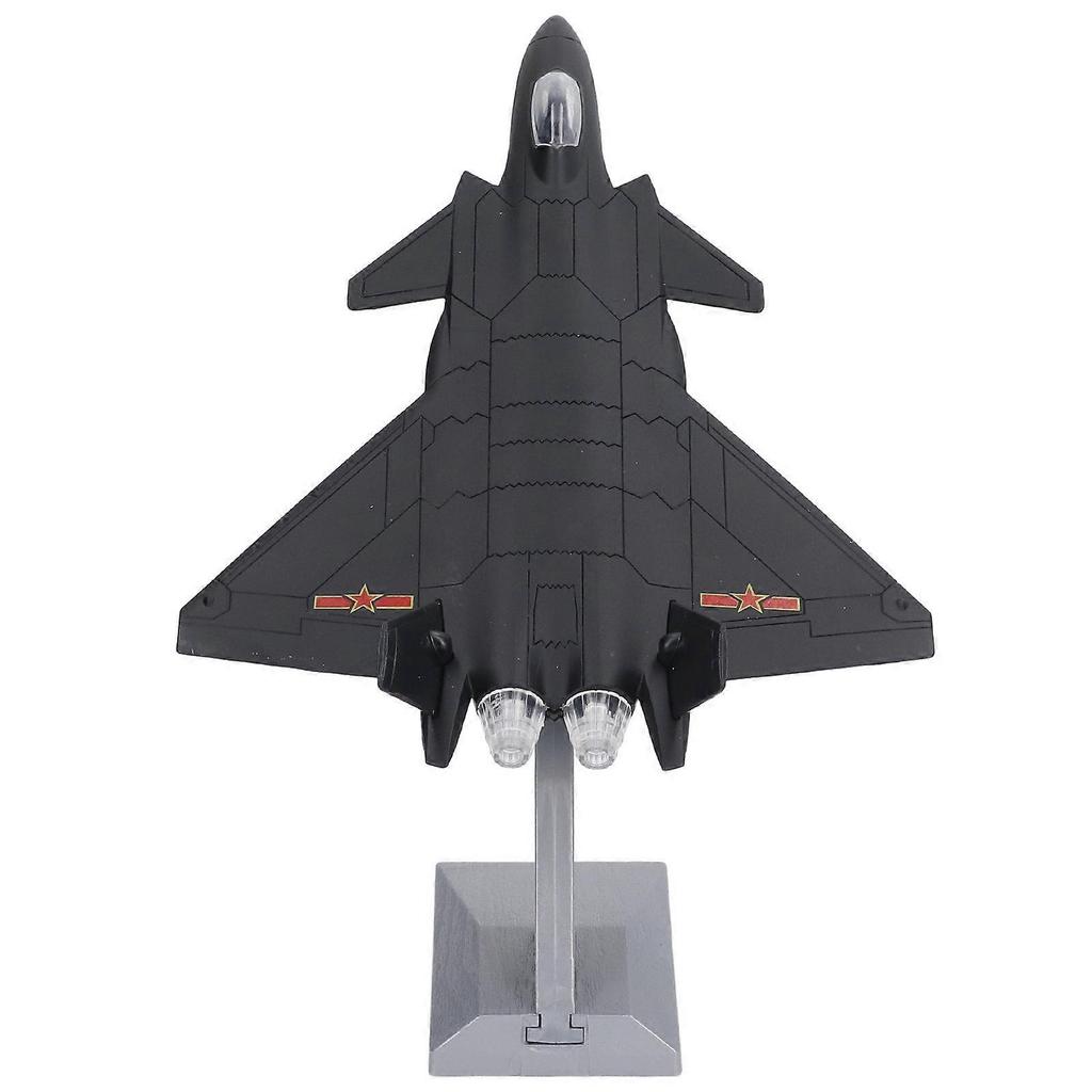 Pull Back Fighter Aircraft Model Toy with Sound Light Alloy Diecast Military Airplane Model Toy Ornament Decoration Colllection
