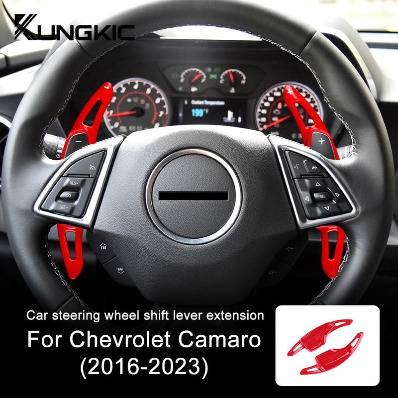 Для Chevrolet Camaro 2016 2017 2018 - Накладки на подрулевые лепестки переключения передач, ABS, отделка под углеволокно, аксессуары