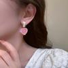 1 Pair Dangle Earrings Shiny Cubic Zirconia Sweet Geometric Anti-fade Decorative Birthday Gift Women