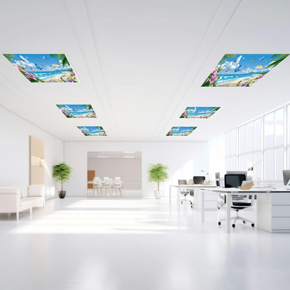 13 Styles Lampshade 122*61cm Fabric Lampshade Eye-protective Fluorescent Light Covers Hospital