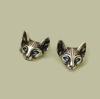 Brand - Elegant Cat Ear Bone Studs with Personalized Vintage Style