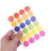 10 листов Круг в горошек Офис Класс Вечеринка Украшение Игрушки Украшение для дневника Маркировочная наклейка 6-45 мм Цветные точечные наклейки
