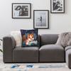 Gamer Cat Pillow Case Soft Pillow Cover Vintage Pillowcases For Sofa Bedroom Home Decor