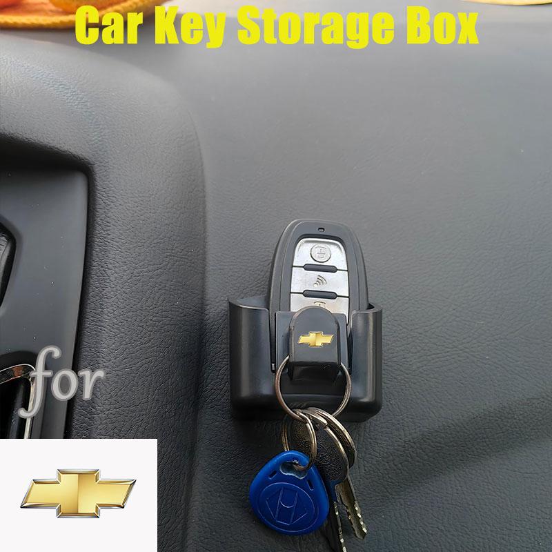 Car Remote Key Storage Box Auto Holder Case For Chevrolet Cruze Impala Malibu Silverado Cobalt Impala Onix pioneer Explorer Trax JY1