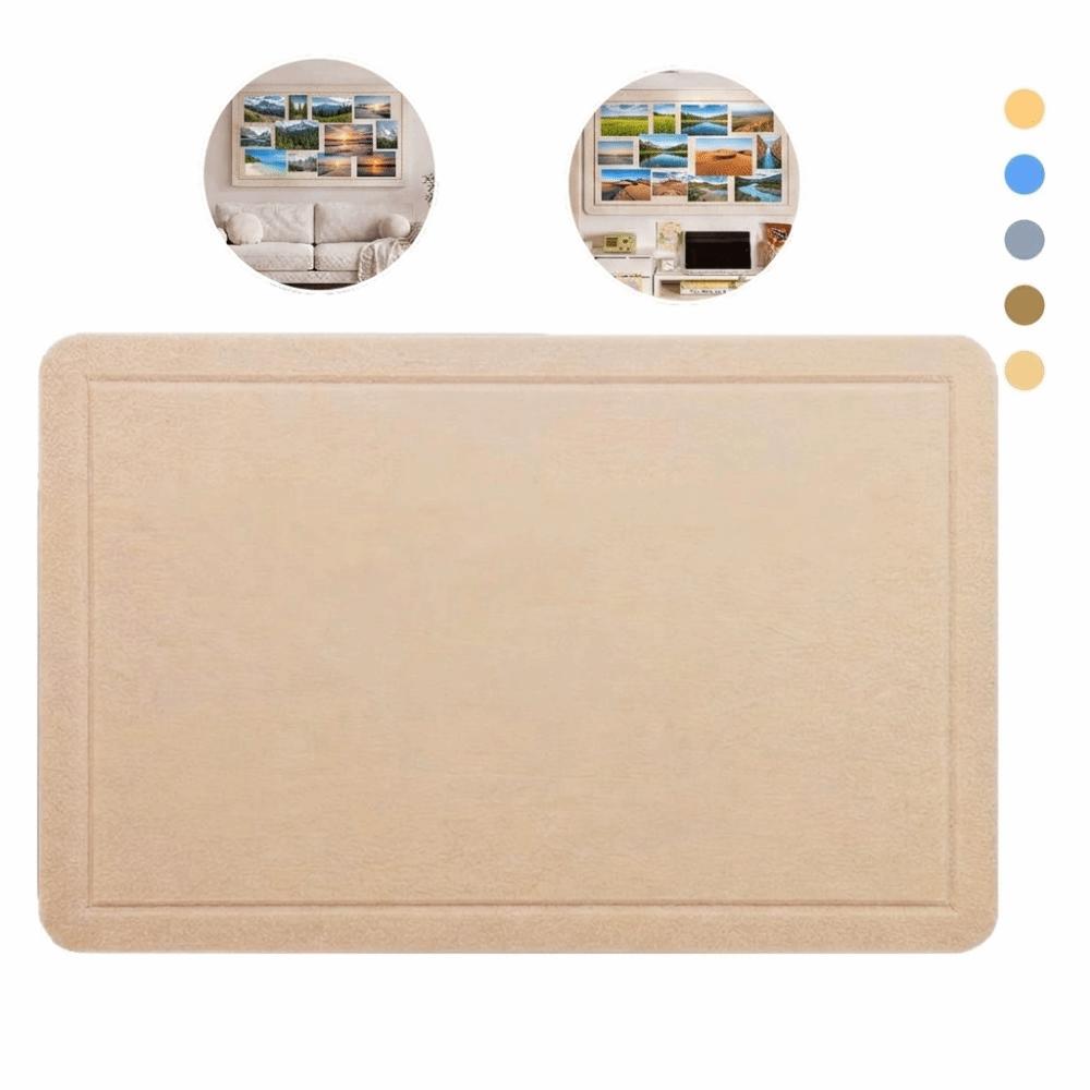 Frameless Felt Bulletin Board 40x60cm Memo Board Durable Pin Board Note Posting
