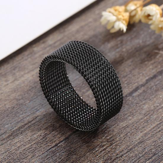 Кольцо на палец, простой стиль, яркий цвет, универсальные, гипоаллергенные, декоративная нержавеющая сталь