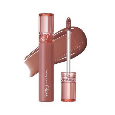 Rom&nd Блеск для губ Glasting Color (06 УГЛУБИТЬ ЯКОРЬ) | Kbeauty, Увеличивающий объем, Блестящий, Увлажняющий, Натуральный цвет, Стойкий