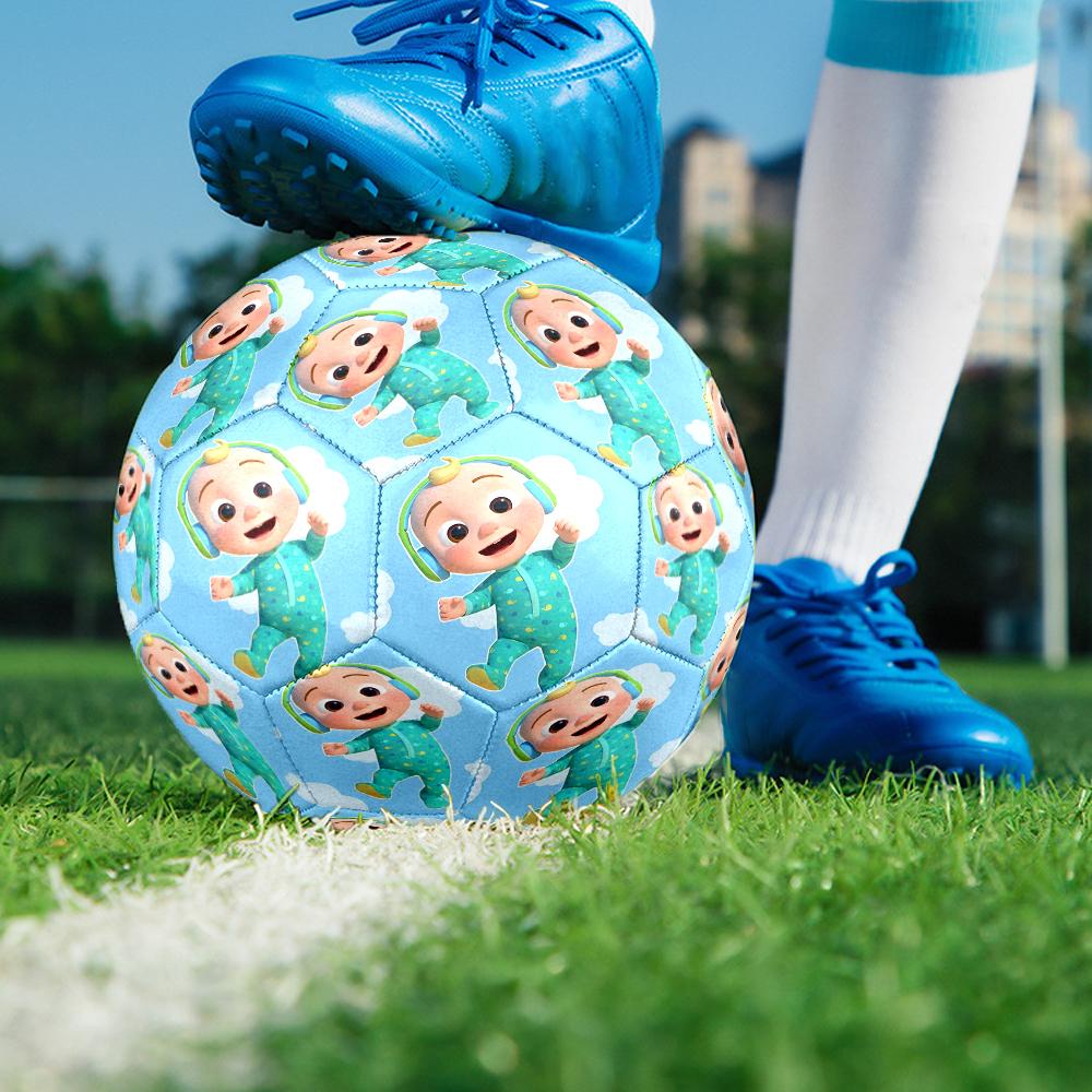 Cocomelon Theme Size 5 Soccer Ball, Suitable for Both Indoor and Outdoor Matches, a Gift Suitable for Everyone.