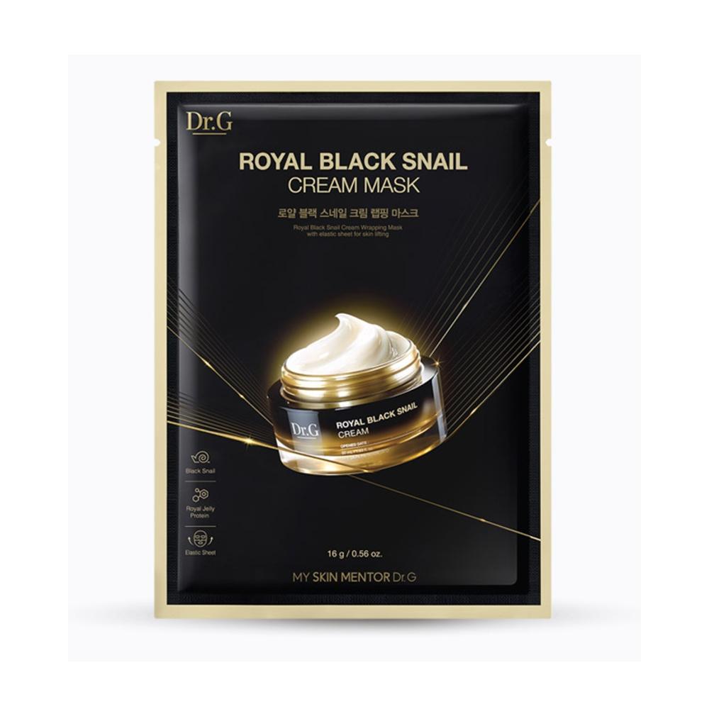 Dr.g [nutrition Elasticity] Dr.g Royal Black Snail Cream Mask 16g  Pack Of 5