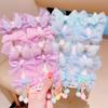 10pcs Mesh Bow Side Barrettes Princess Lace Headwear Beautiful Hair Clip  for Girls