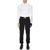 J.Lindeberg Solid Slim Fit Zip Cuff Knitted Sports Pants Men bottoms Black GMPA11049-9999