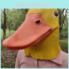 Novelty Yellow Duck And Lion Latex Mask For Holiday Celebrations And Costume Parties