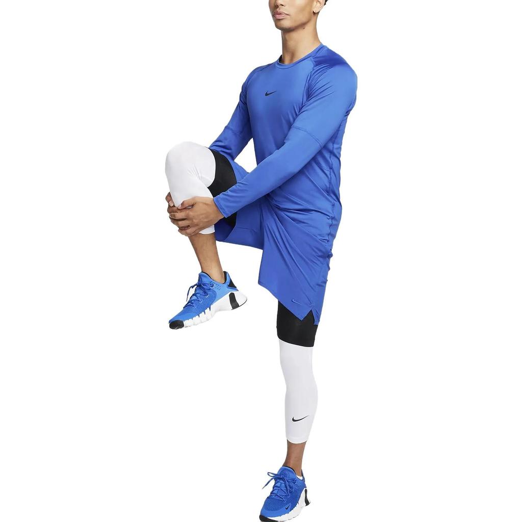 Nike Pro Men's Dri-FIT Slim Long-Sleeve Fitness Top (Unisex) T-Shirts FB7926 | Game Royal
