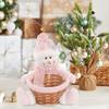 Candy Basket Container Snowman Shape for Table Centerpiece Book Shelf
