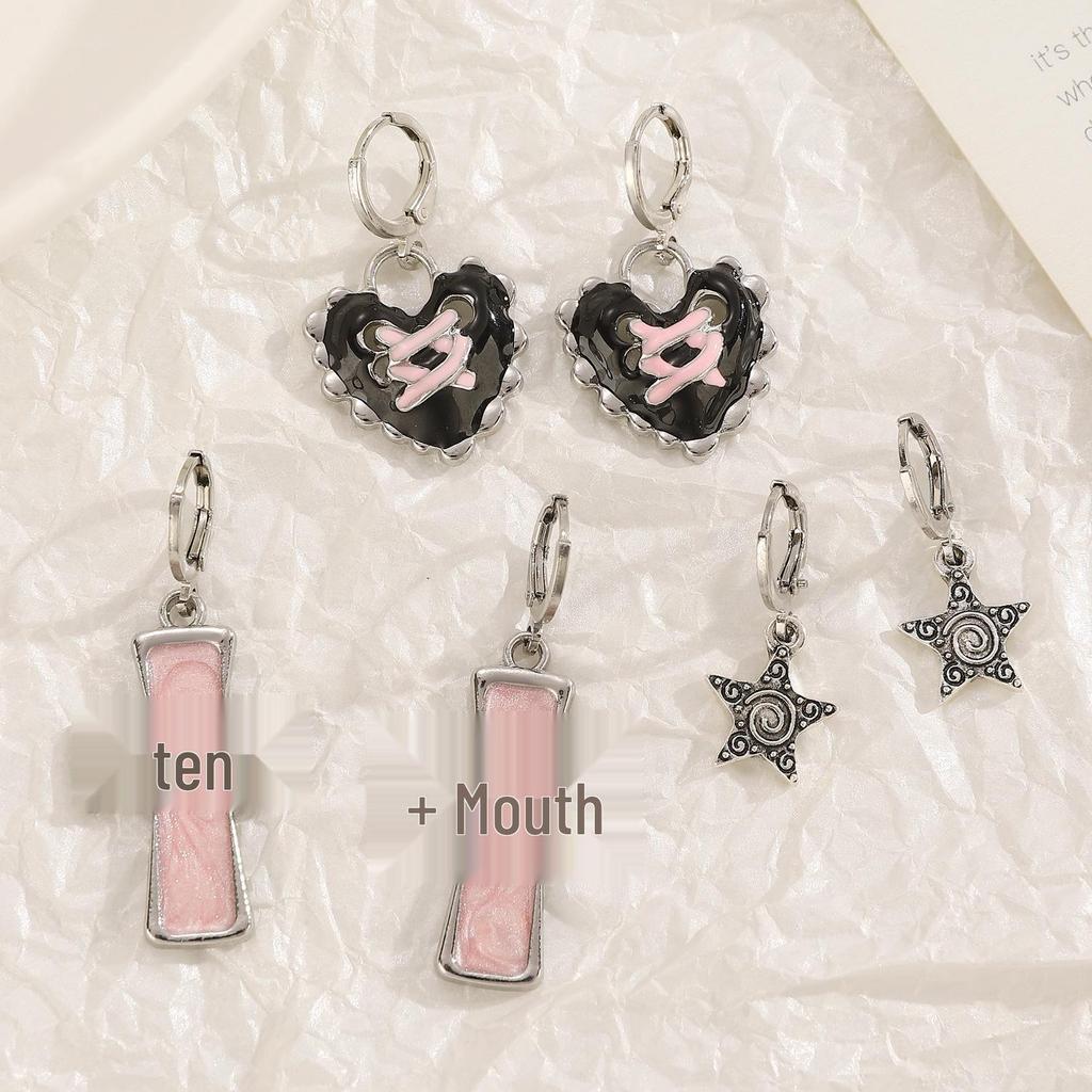 Унисекс серьги из серебра с кристаллами: Классические хип-хоп украшения в подарок