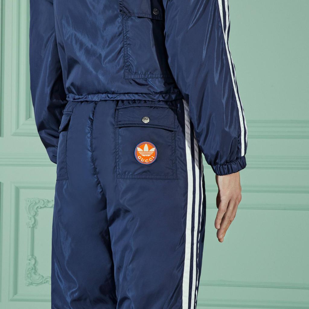 Gucci X Adidas Originals Повседневные брюки Мужские Синие 722270-ZALCQ-4348