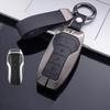 Leather Car Key Case Cover Remote Fob Holder Metal Keychain for BYD Song Plus Atto 3 Han EV Tang DM Qin Seal Dolphin Accessories