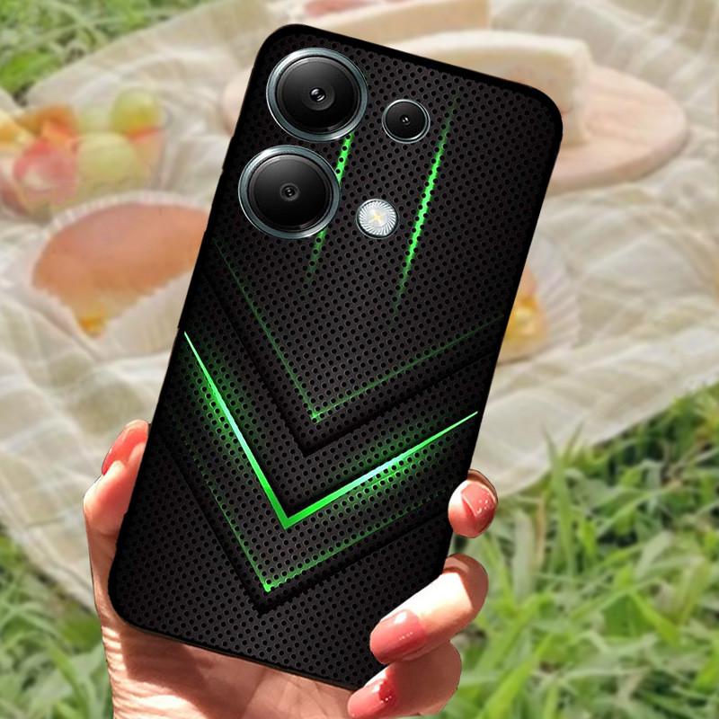 Чехол для Poco M6 Pro 4G Чехол Poco M6 4G Силиконовый Мягкий Мраморный Бампер Coque для Xiaomi Poco F6 Redmi Turbo 3 5G Защитные Fundas