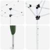 Pop up Party Tent 290 x 290 x 245 cm Green