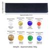 2079 Cat's Eye Stone Solar System Galaxy Ornament for Educational Science