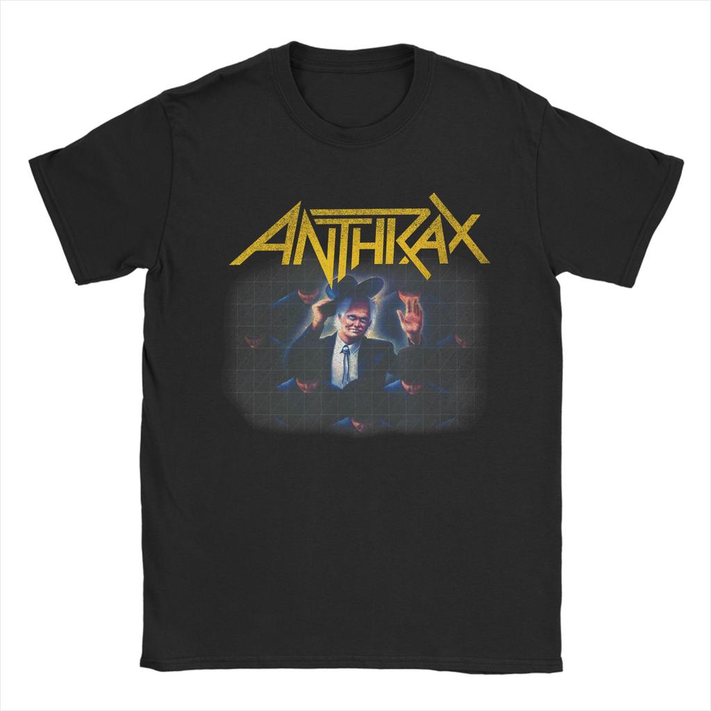 Novelty Anthrax Spreading The Disease TShirt Men Round Collar Cotton T Shirts Short Sleeve Tee Shirt Birthday Present Clothes