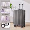 Zhiliu Gradient Hardshell Spinner Luggage with USB & Cup Holder