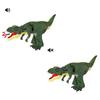 Funny Dinosaur Toys Finger Press Walking Joint Movable Tyrannosauru Robot Decompression Toy Gifts For Birthday Halloween Christmas