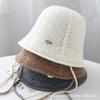 ins Xiaoxiangfeng face covering high cold bucket hat outdoor shading hollow sunscreen versatile basin hat bucket hat women