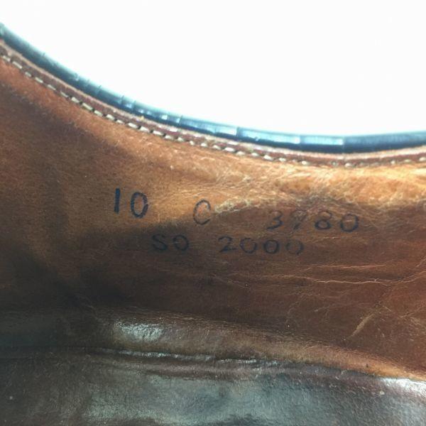 Винтажные туфли-броги American Long Wingtip производства США до 80-х годов, коричневые, размер 9.5D 27.0-27.5, мужские(ИСПОЛЬЗОВАЛ)