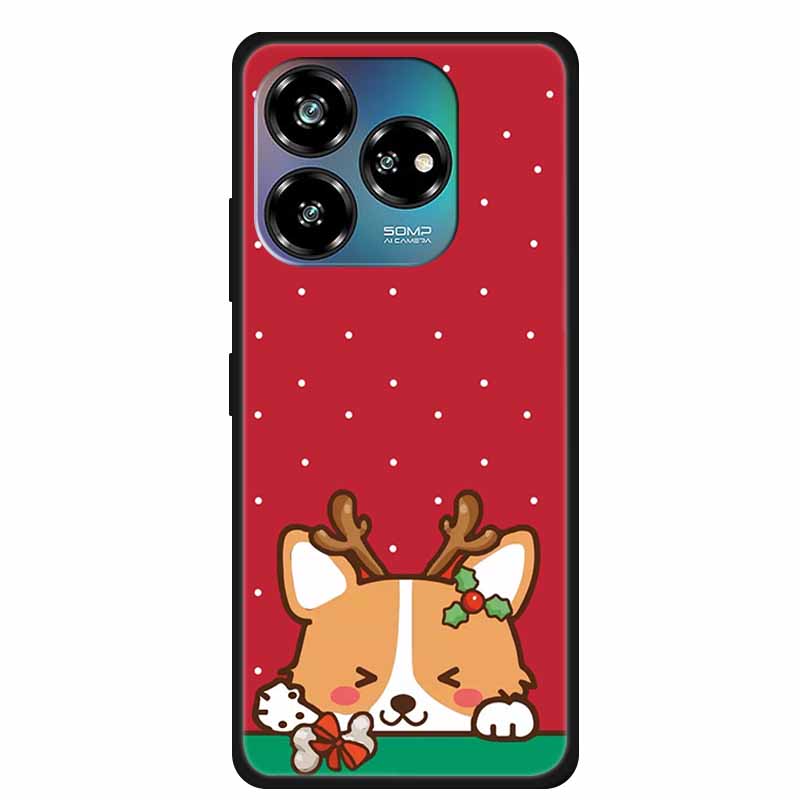 Christmas Lovely Cover For ZTE Axon 60 Lite Case Axon60 50 40 Lite Pro Ultra 30 Soft Silicone TPU Phone Case For ZTE Axon 60 4G