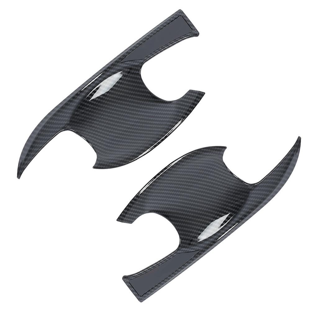 4 шт. ABS Накладка на ручку двери автомобиля для Yaris VIOS XP150 2019–2022(Углеродное волокно)