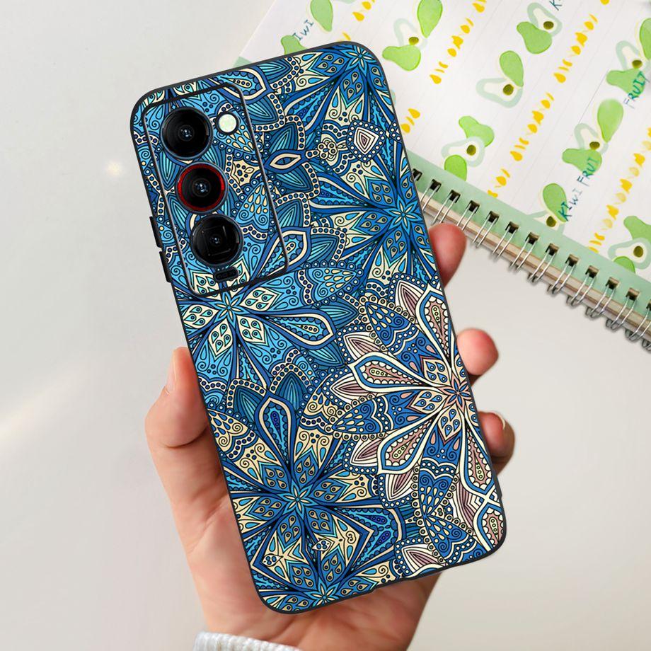 For Tecno Camon 18 P 18 Premier Camon18 Phone Case Capa Soft Liquid Silicone Bumper Etui Animals Flower Printed Funda Camon18