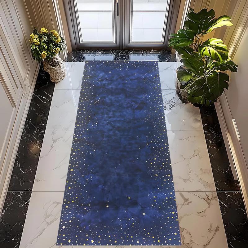 Nordic Simple Jellyfish Floor Runner Rug Coastal Non Slip Indoor Carpet Mat Home Decoration for Hallway Living Room Area Rug