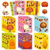 6 Фото/упаковка День благодарения Детская книга-руководство про индейку Сделай сам Пазл Наклейки Празднование фестиваля осеннего урожая Смена лица
