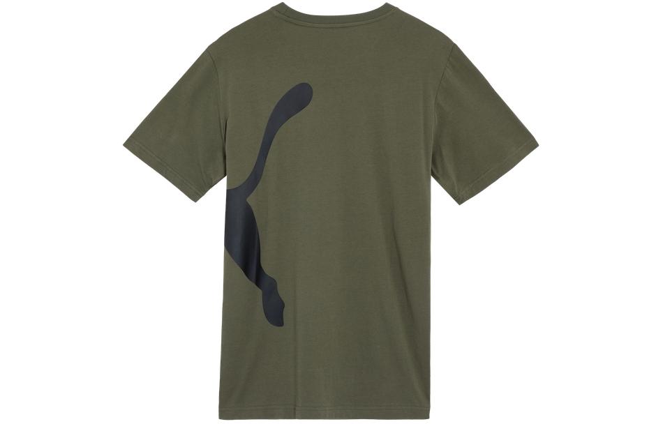 PUMA T Shirts Men's Crew Neck Moderate Straight Fit 678086-04