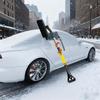 Extendable Pole Car Snow Brush Detachable Snow Removal Tool 360° Rotating Ice Scraper  Trucks