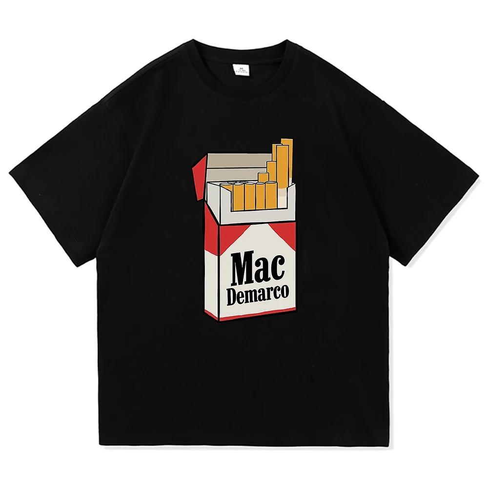 Футболка с графическим принтом Mac DeMarco Ill Smoke You Ode to Viceroy Мерч Харадзюку Милый Стиль Унисекс Хлопок Женские и Мужские Футболки