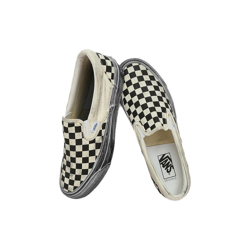 Vans Кеды Og Classic Slip On Lx 'Stressed Black Checkerboard' VN0A32QNBKC