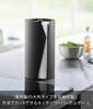 Yamazaki Cuttable Kitchen Paper Vertical Tower Large Size 10042 (Yamazaki Industries) One-Handed Holder, Type, Large, Black, W16×D16×H30.2cm, Series,