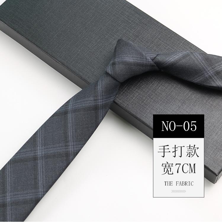 Галстук из хлопка мужской британский ретро клетчатый костюм джентльмена свадебный без узла на молнии узкий галстук