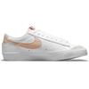 Nike Женские кроссовки Blazer Low 77 Белый Бледно-коралловый Обувь для скейтборда DC4769-106