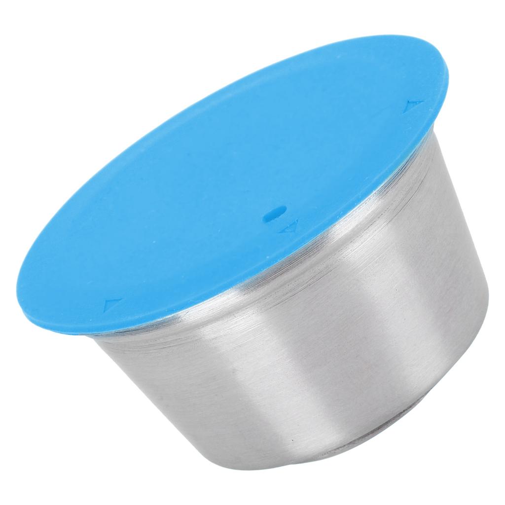 Coffee Capsule Stainless Steel Reusable Refillable Filter Cup for Dolce Gusto Coffee MakerBlue